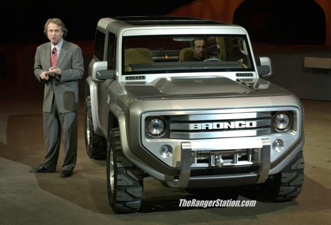 Ford Bronco Concept J Mays Ford Motor Company group vice president 