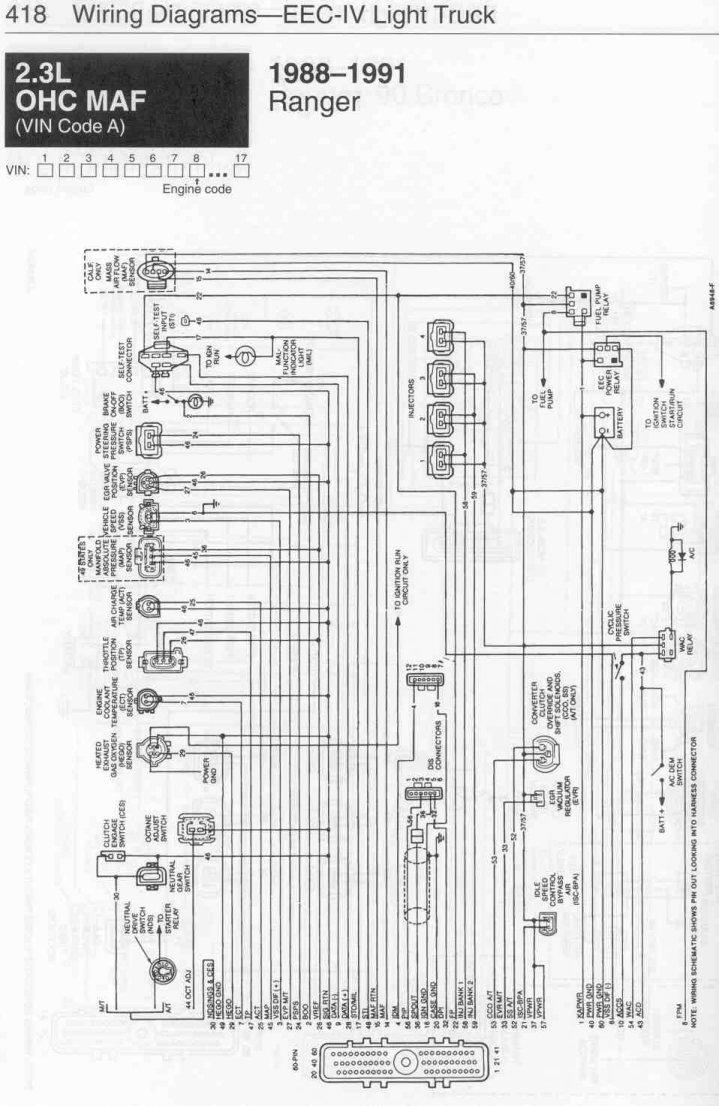 1994 ford ranger 2.3 engine diagram