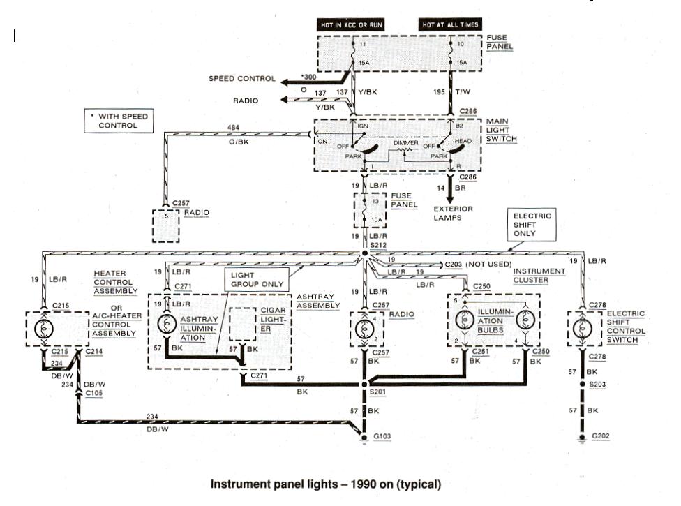 1991 Ford ranger radio wiring diagram #1