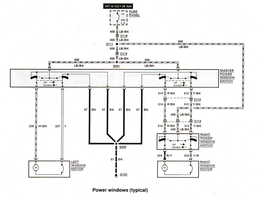 2002 F250 Power Window Wiring Diagram from www.therangerstation.com