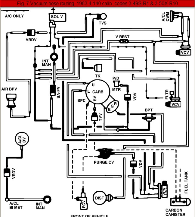 Ford Ranger Engine Vacuum Hose Diagrams  U2013 The Ranger Station