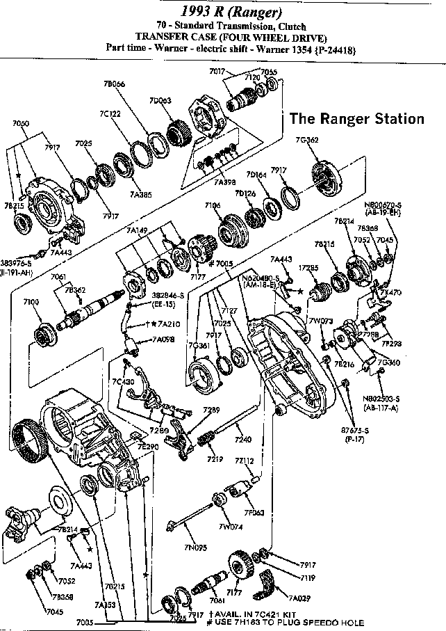 TRS Transmission, Transfer Case & Driveshaft Library