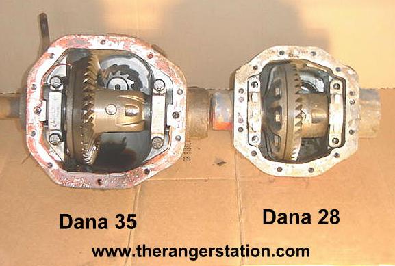 The Ford Ranger Dana 28 And Dana 35 Front 4x4 Axle