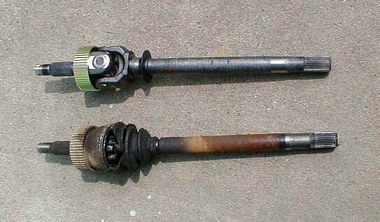 Jeep yj front drive shaft u joint #5