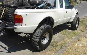 fiberglass flared bedside fenders toyota tundra #3