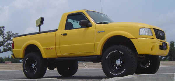1993-1997 Ford Ranger - 8-Inch Suspension Lift with 1-Inch coil Bucket Lift, 