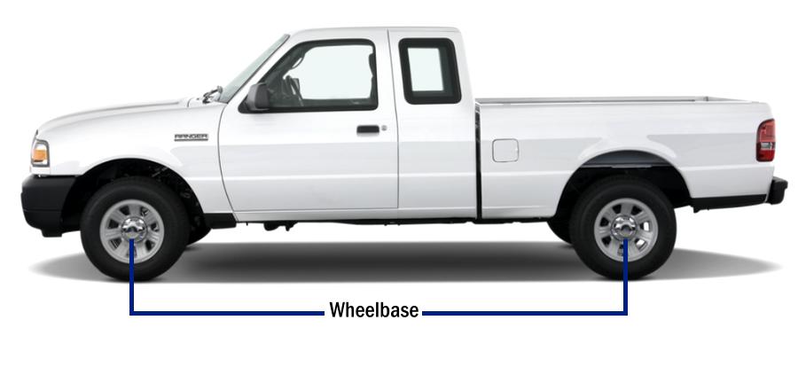 2012 ford ranger bed dimensions