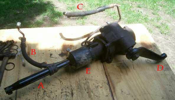 Ford ranger intermediate steering shaft #3