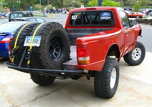 Ford ranger prerunner tire carrier #2