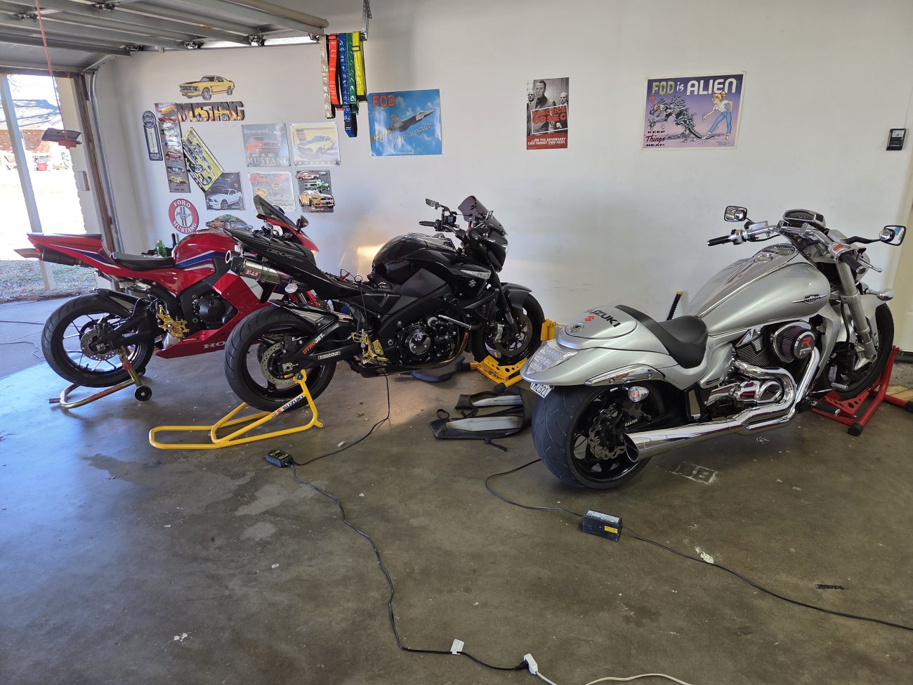 Who here rides street bikes?