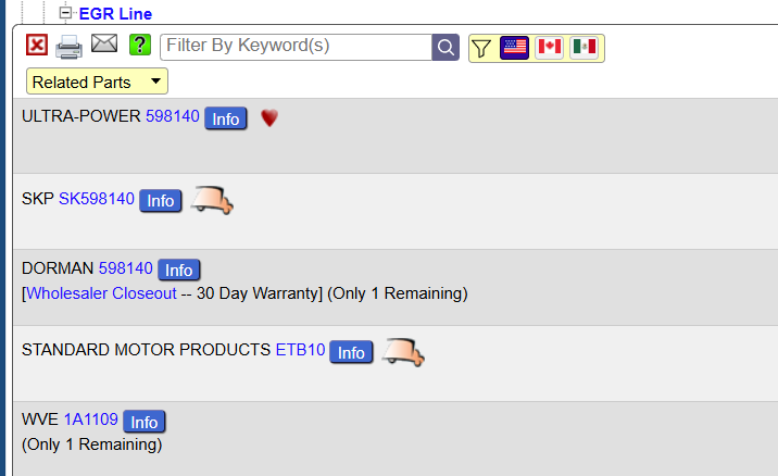 EGR Tube for 1998 Ranger 2.5 L