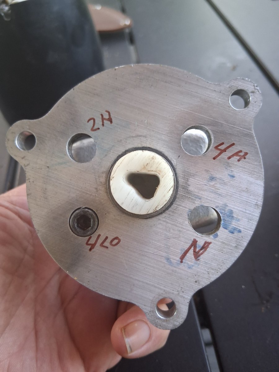 DIY Electric to "Manual" transfer case conversion mod