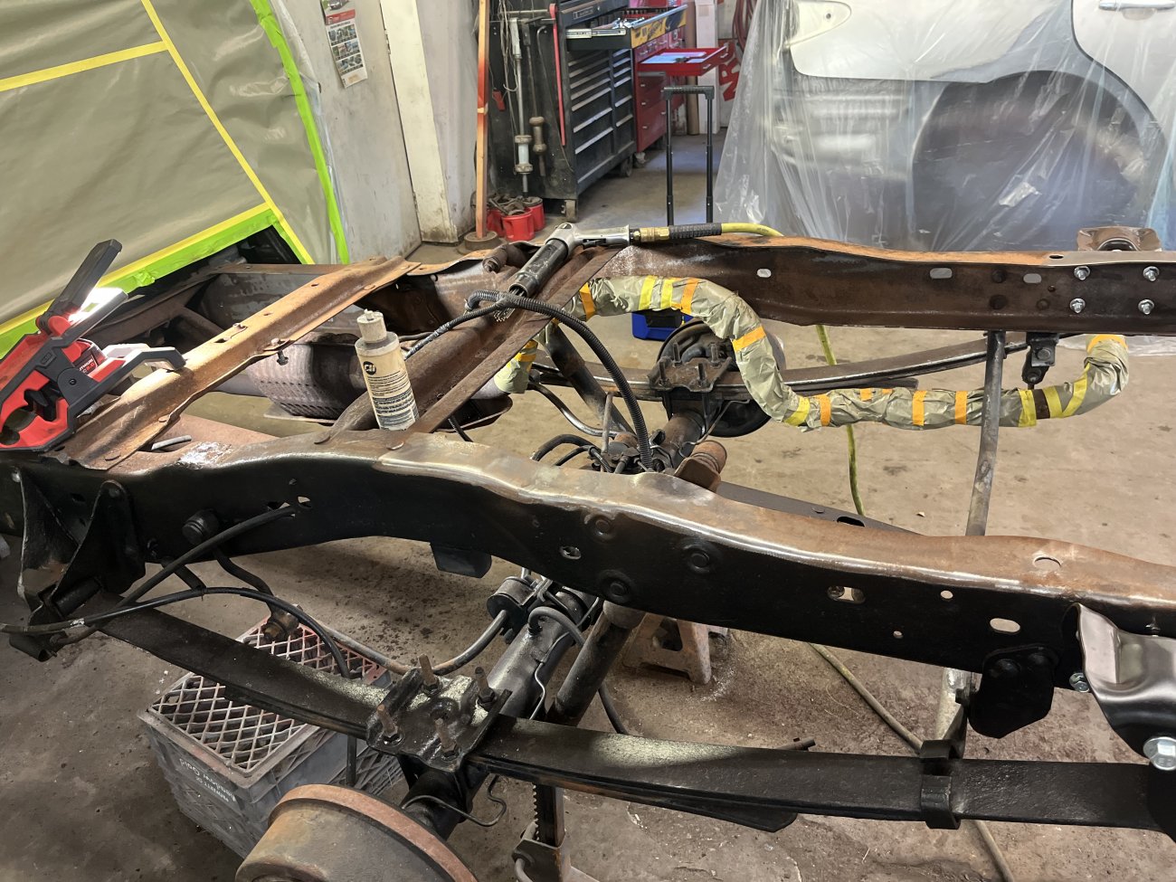 The 94 Gets some needed body work and rust removal