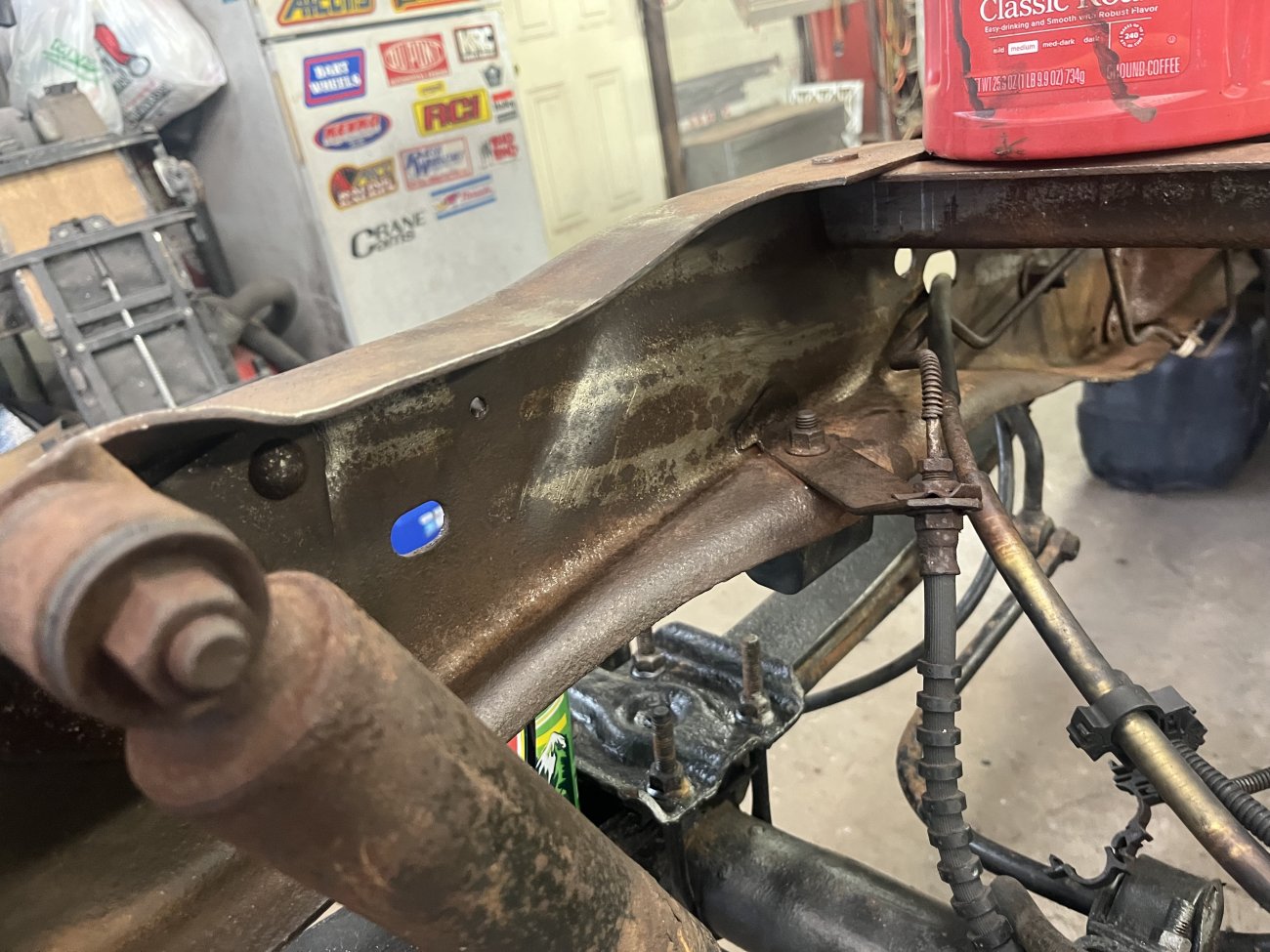 The 94 Gets some needed body work and rust removal