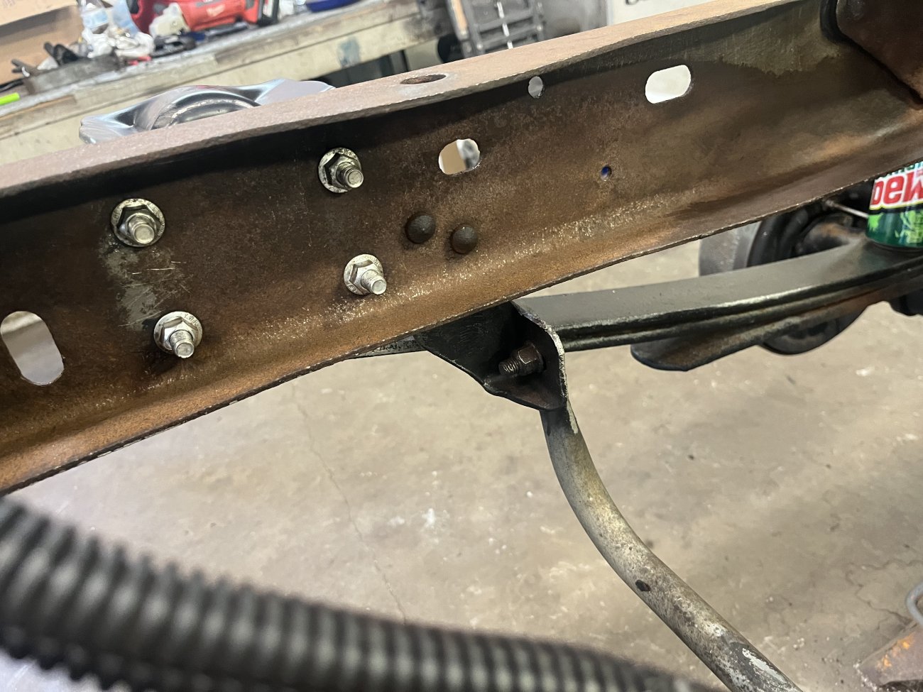 The 94 Gets some needed body work and rust removal