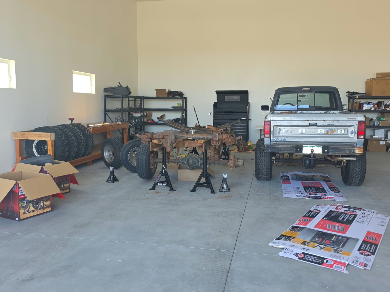 1990 Supercab rock crawler build