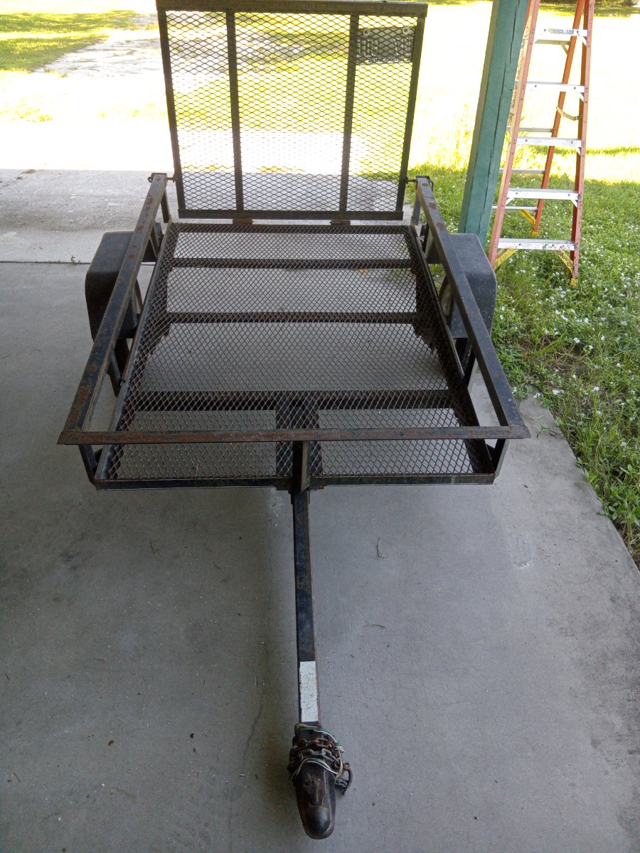 Best size tires for a 4'x6' utility trailer for long freeway trips