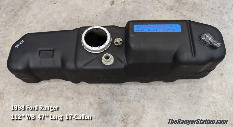 1998 Ford Ranger Fuel Tank 47-inches Long 17-gallon