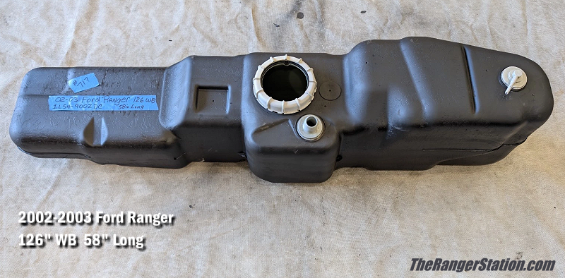 2002-2003 Ford Ranger fuel tank 58-inches long