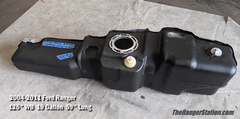 2004-2011 Ford Ranger 19-Gallon Fuel Tank 59-Inches Long