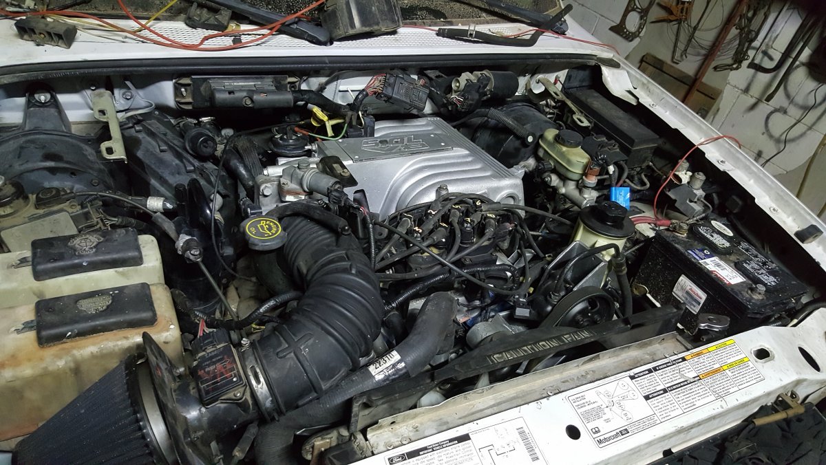 My 2000 2WD Ranger, and a '99 expo 5.0 swap in progress | The Ranger ...