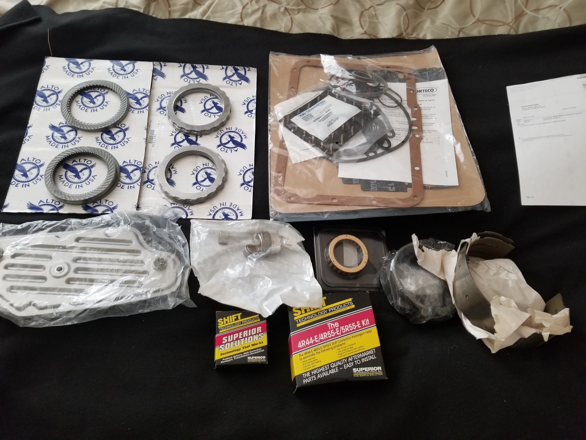 Ford 4R44E 5R55E Deluxe L2 Rebuild Kit 1997-on Transmission rebuild kit.