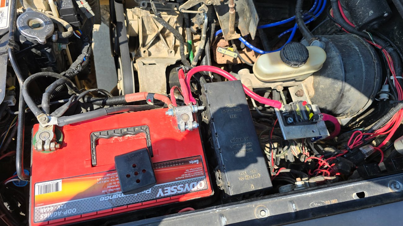 Replacement battery terminal clamps 1994 Ranger.