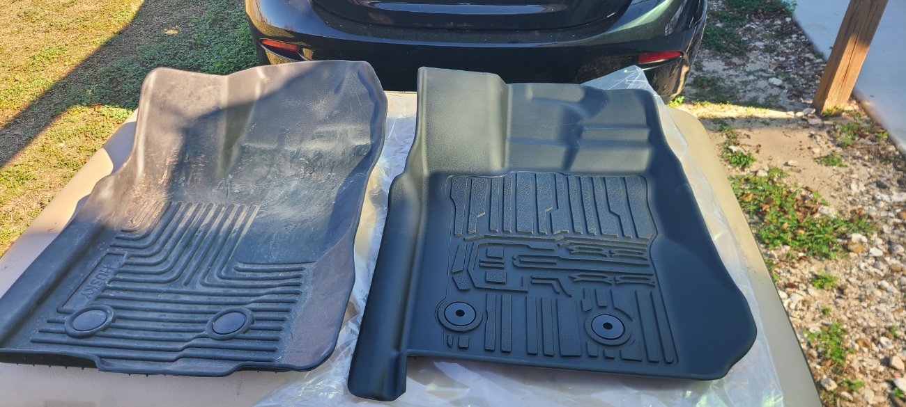 TripleALiners versus Husky liner front and rear mats