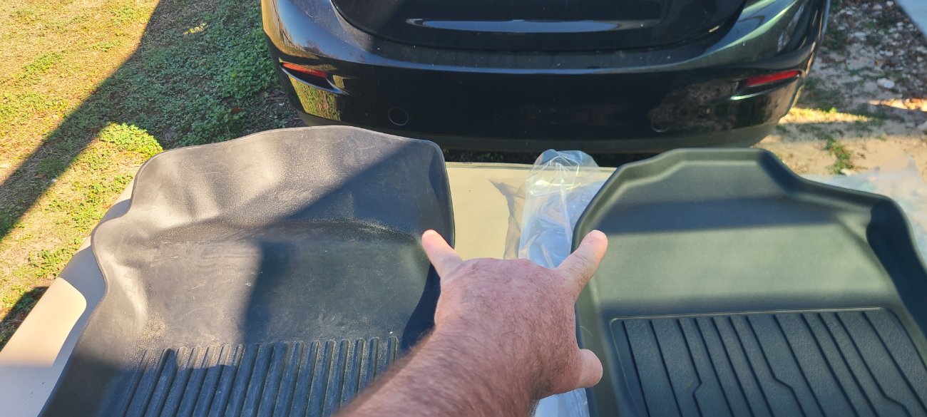 TripleALiners versus Husky liner front and rear mats