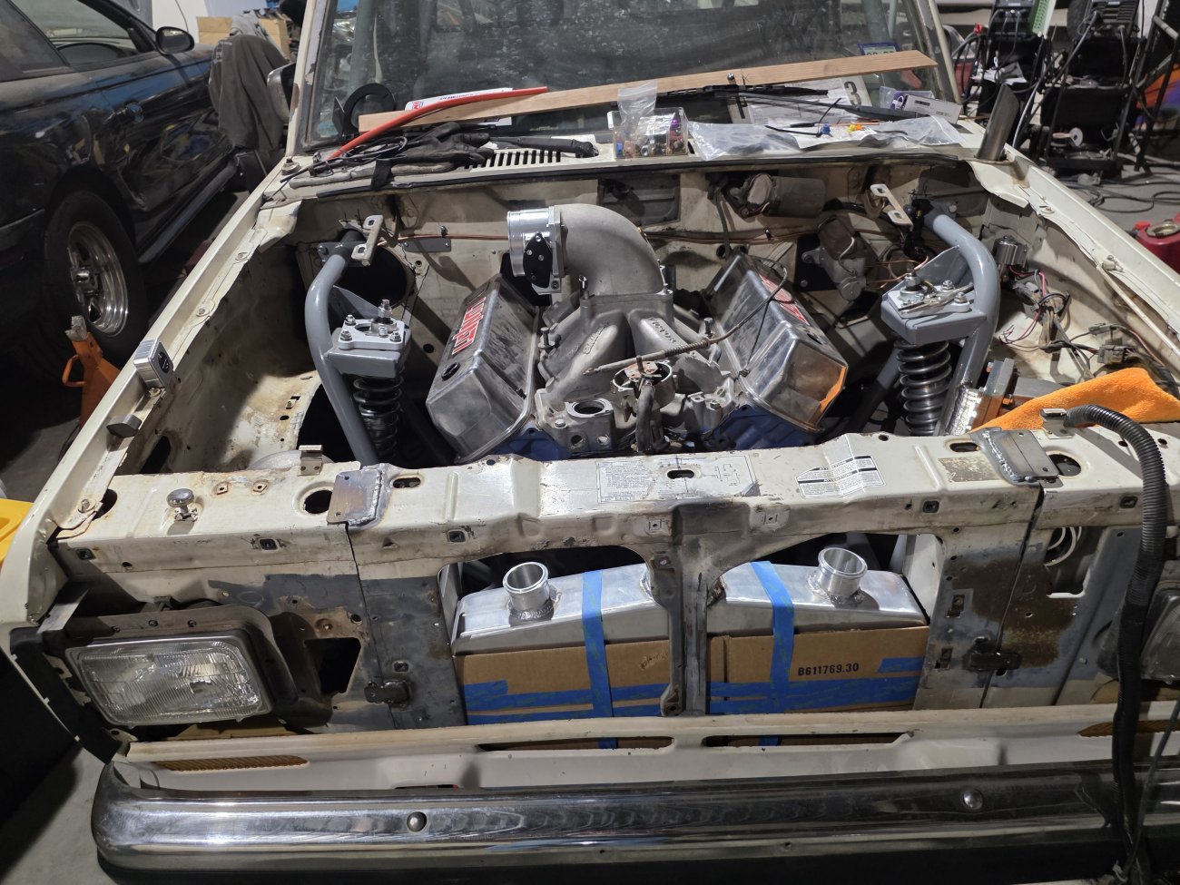 The $600 1988 Ranger project... a twin turbo big block build.