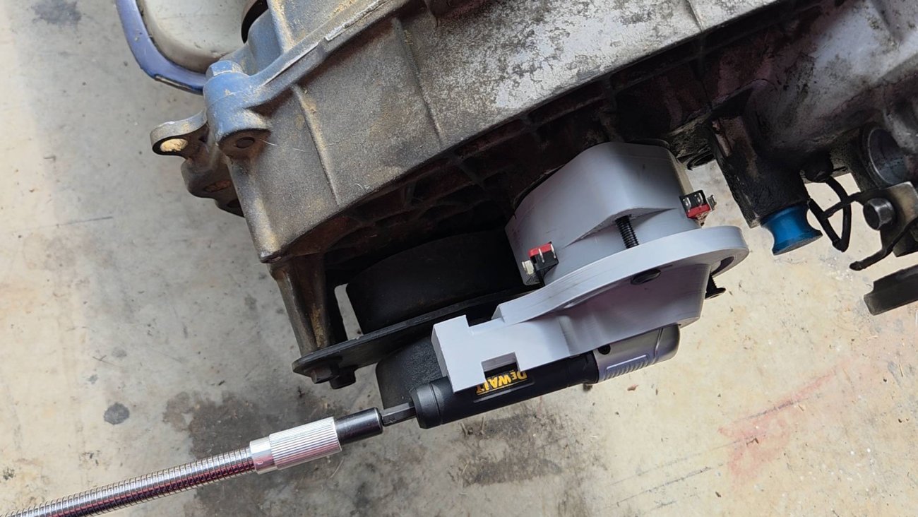DIY Electric to "Manual" transfer case conversion mod