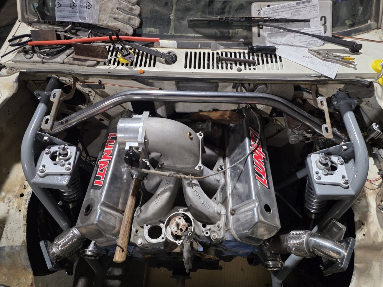 The $600 1988 Ranger project... a twin turbo big block build.