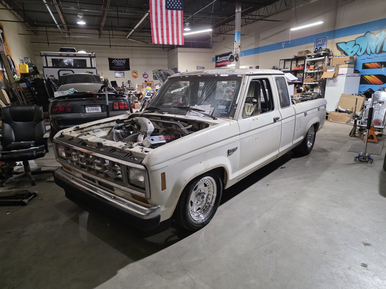 The $600 1988 Ranger project... a twin turbo big block build.