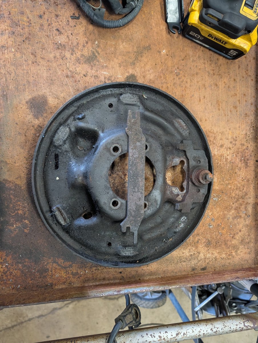 2000 Ranger Backing Plate For 10" Brakes