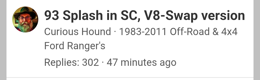 93 Splash in SC, V8-Swap version