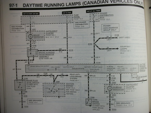 high beam light on when headlights off