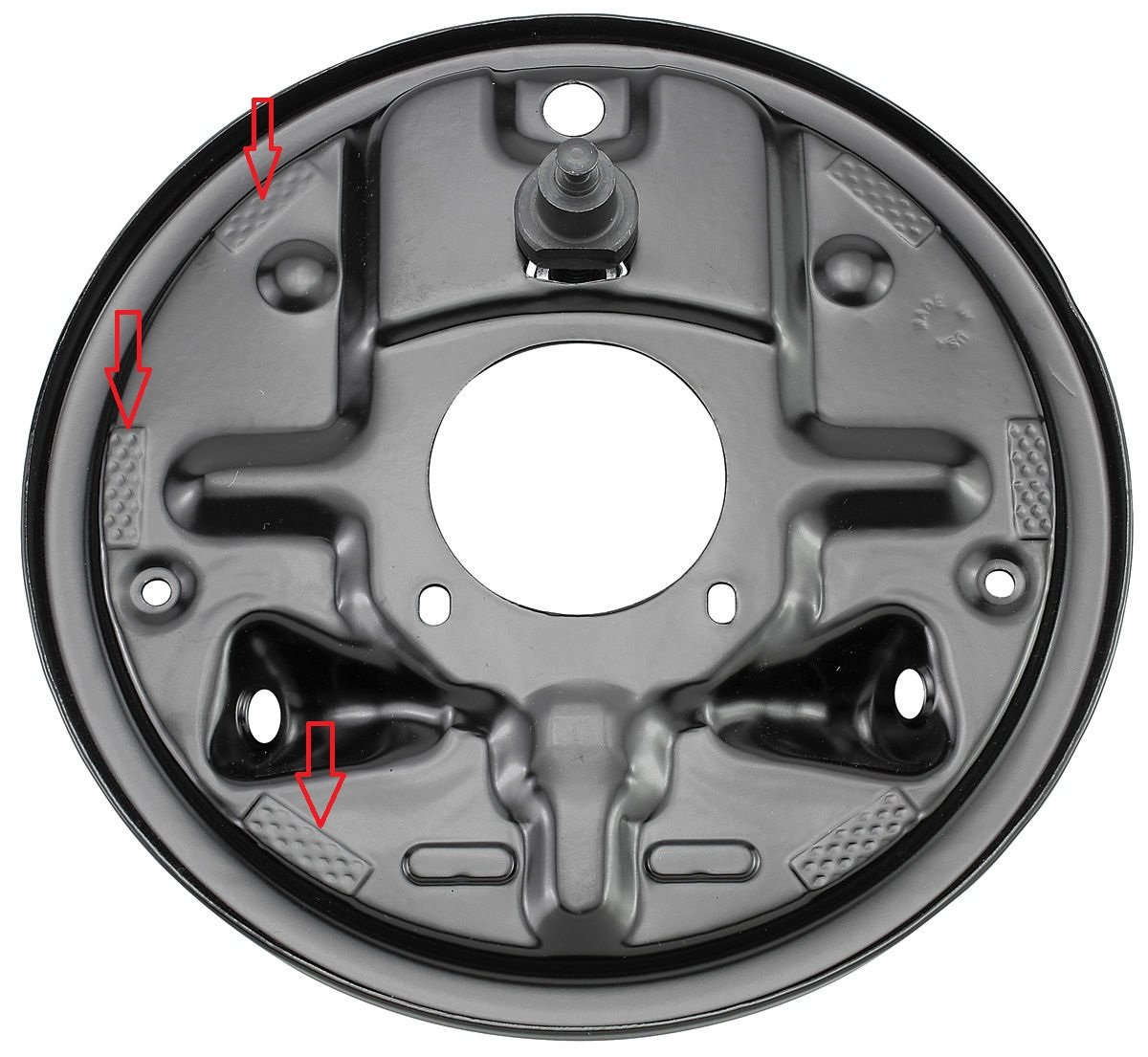 Right rear brake runs hot