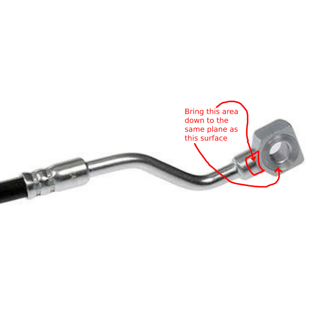 Cheap Extended Brake Lines Solution for 1993 2WD 4" Lift