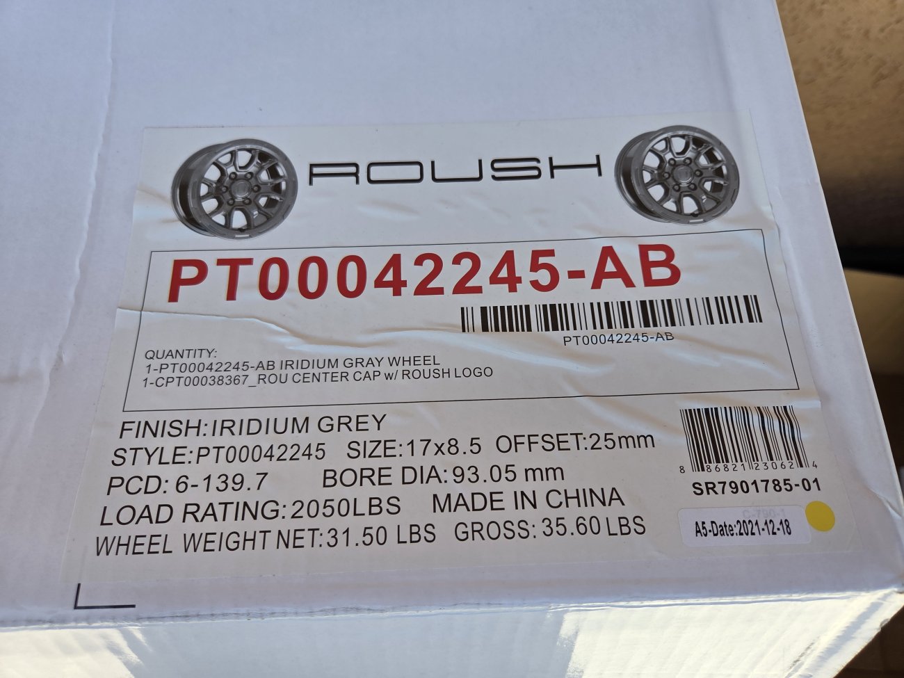 2025 STX on Iridium Bronco Roush wheels