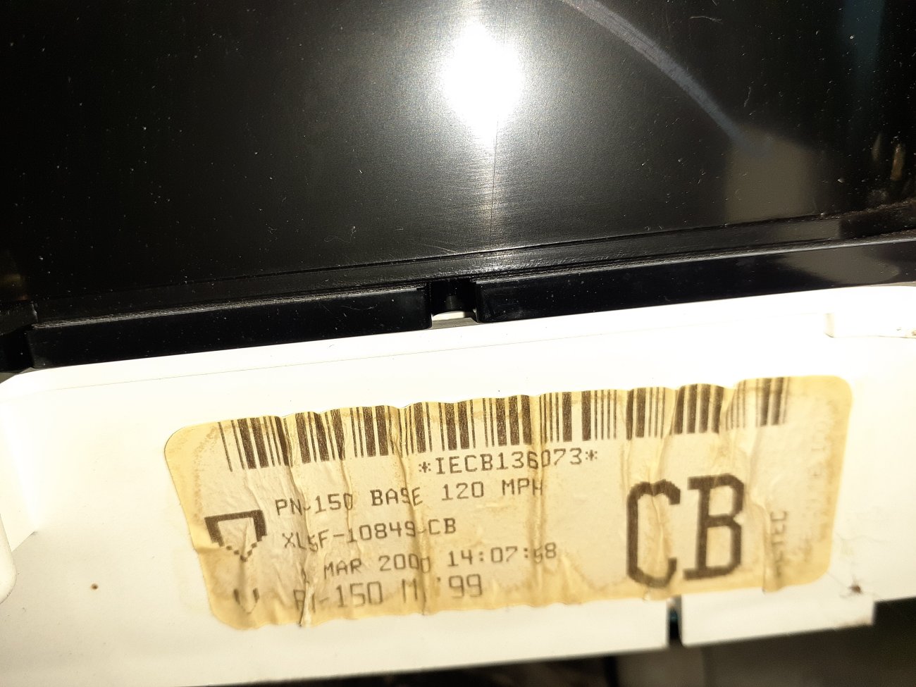 Dash Cluster w/ Tachometer Part Number?