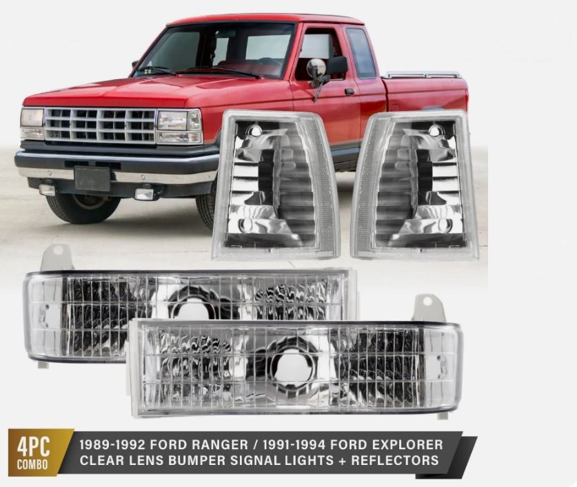 Ford Ranger- Clear Front Park & Turn & Side Marker Lites.JPG