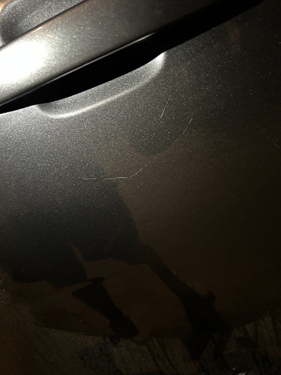 First paint scratch