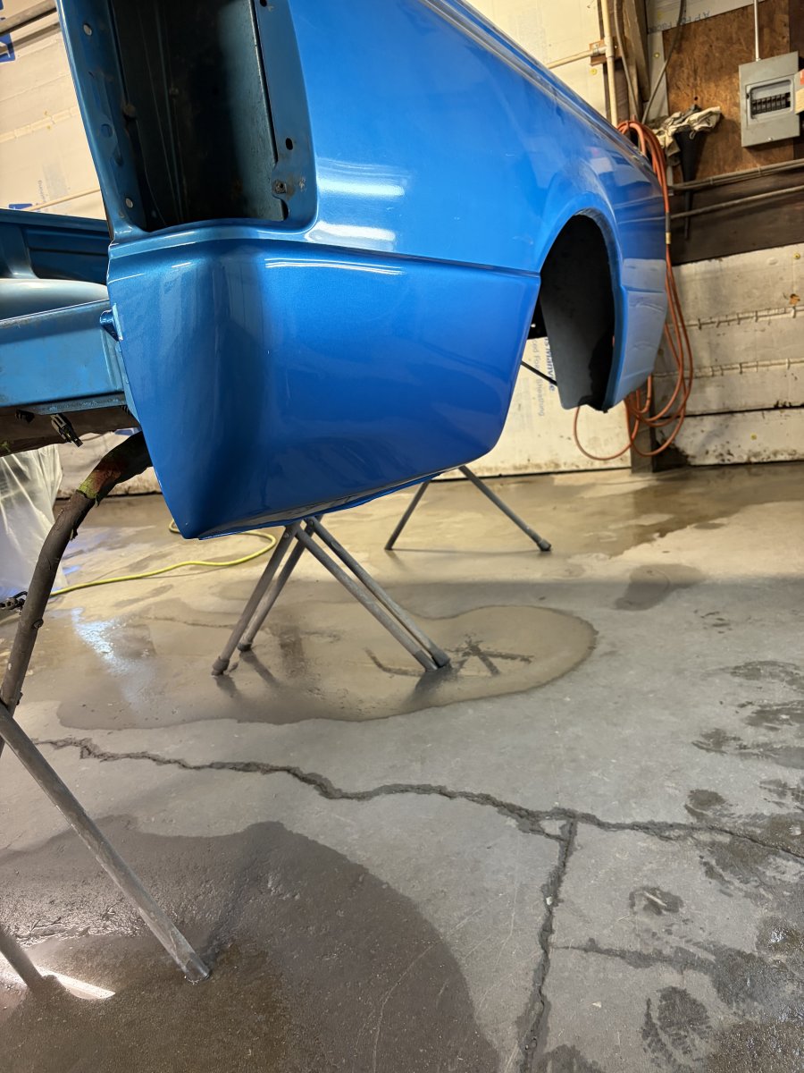 The 94 Gets some needed body work and rust removal