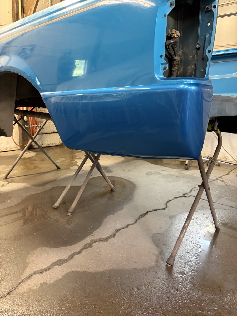 The 94 Gets some needed body work and rust removal