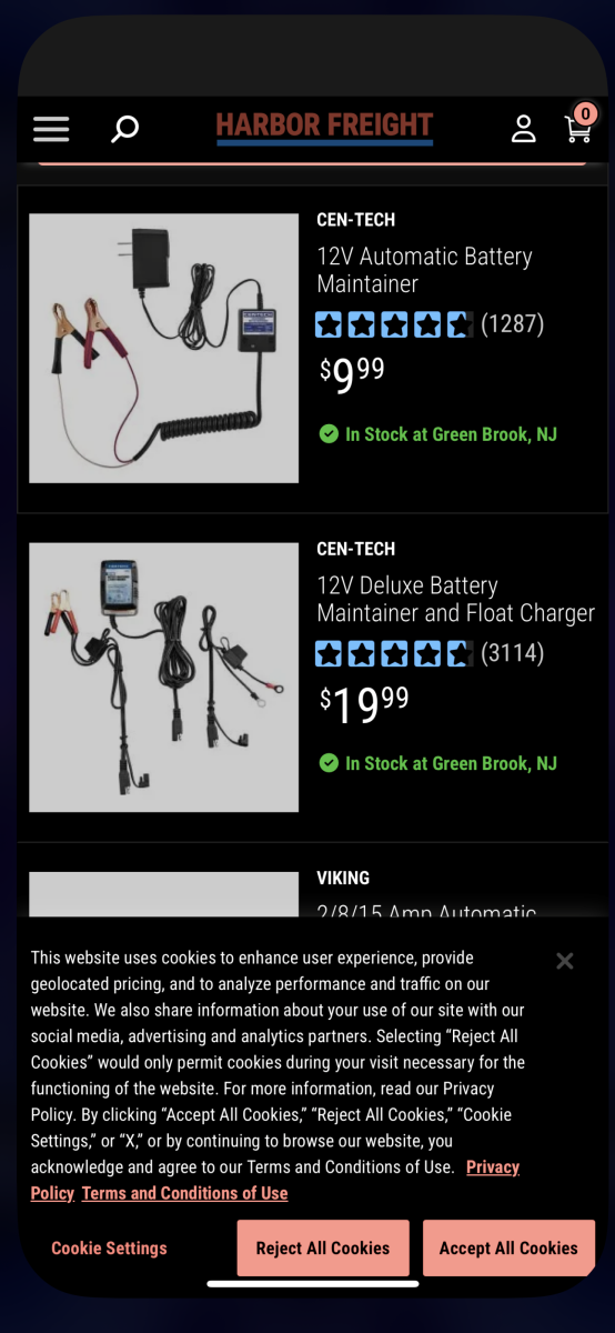 Battery maintainers...