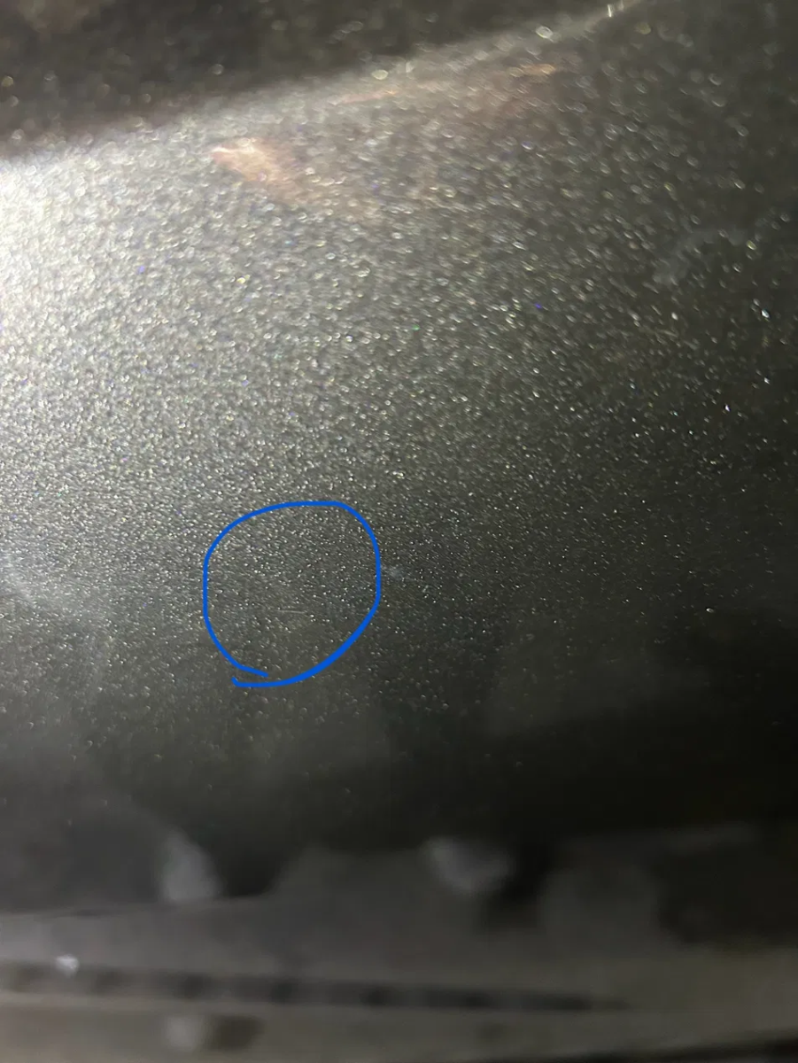 First paint scratch