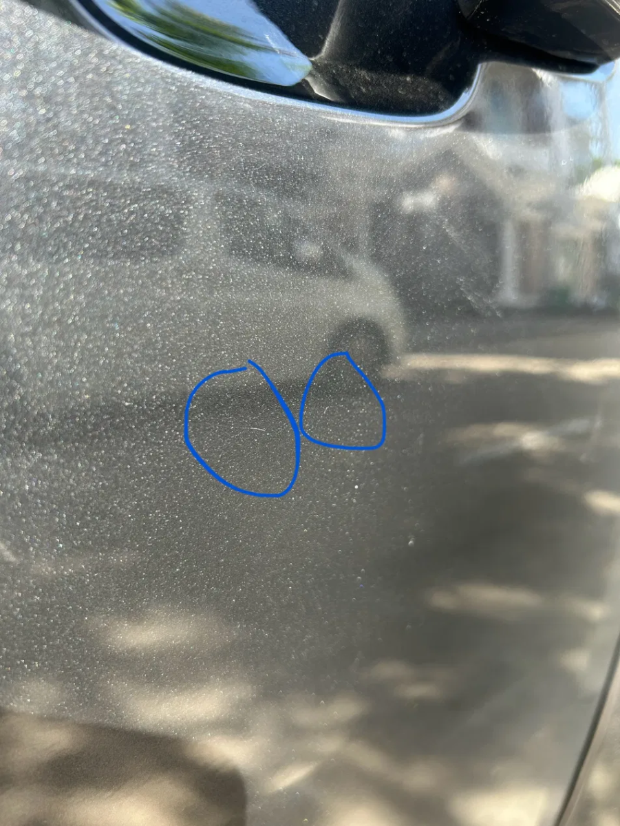 First paint scratch