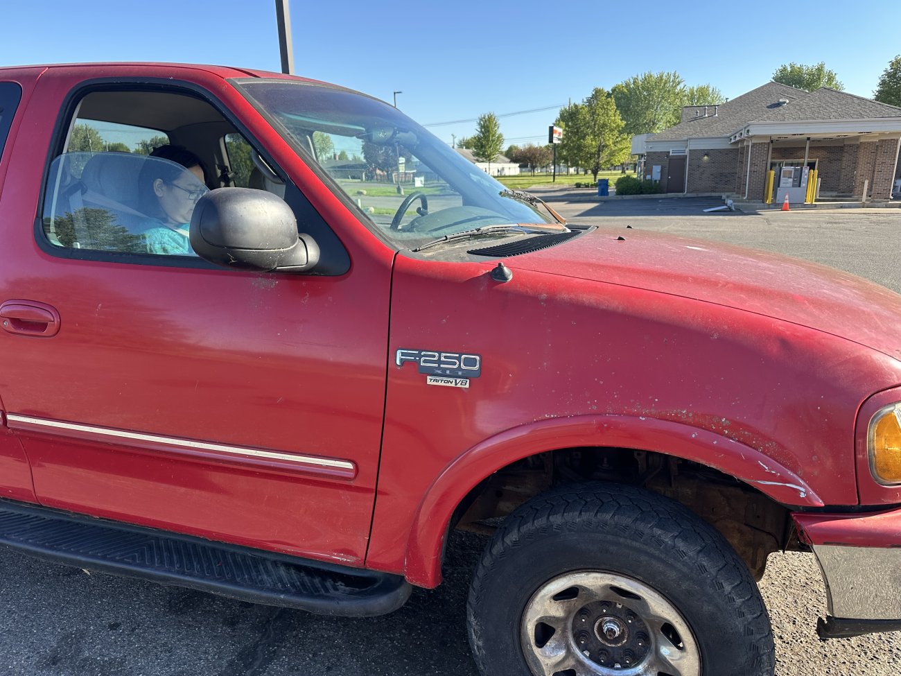 New truck and broken frames
