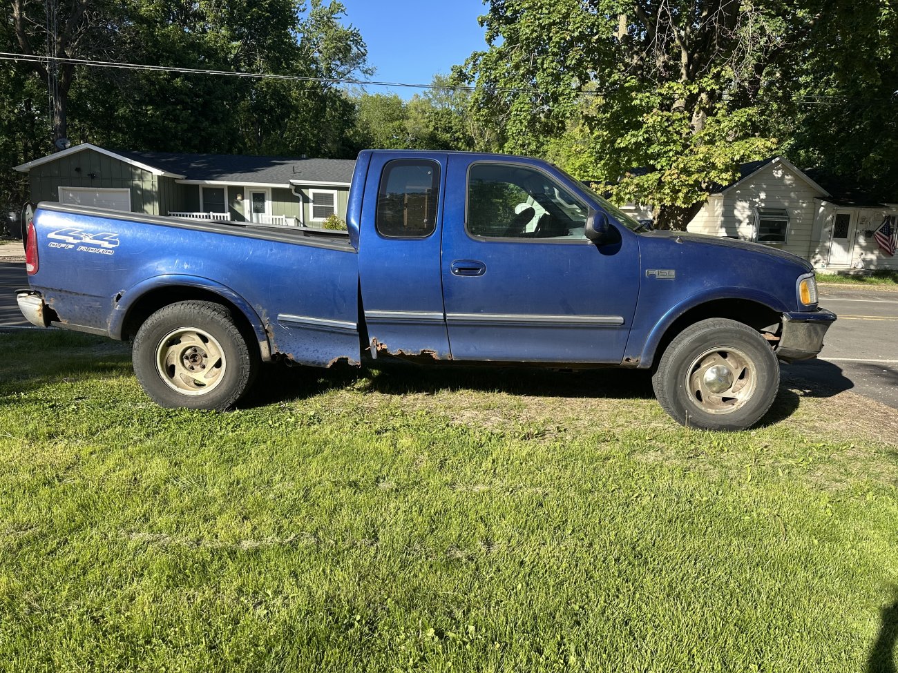 New truck and broken frames