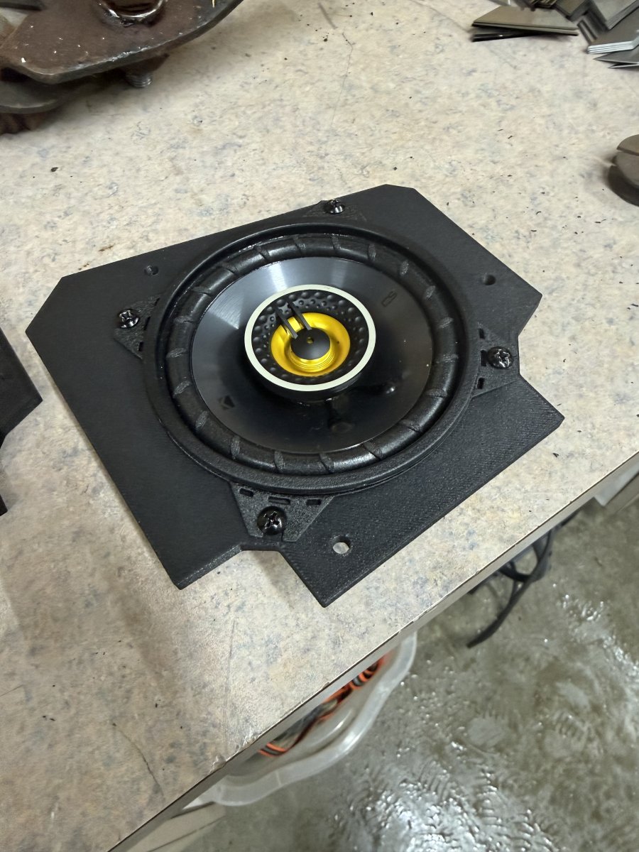 1984-1988 Ford Bronco II Dash Speaker Adapter Plates for 4" Speakers (Pair)